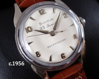 c.1956 Bulova '23 B' - ¡Automático y 23 rubíes!