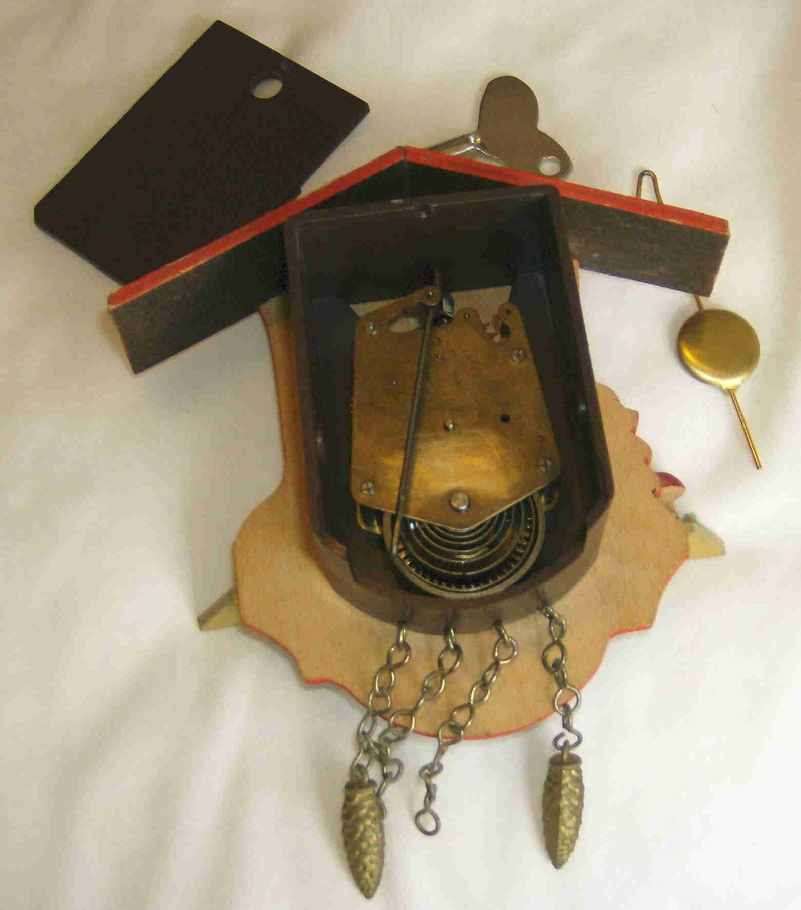 Painted Mini Cuckoo Clock Etsy