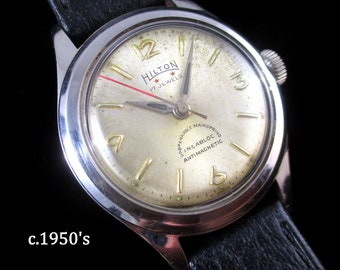 c.1950's Hilton - Sweet Stainless Steel Case