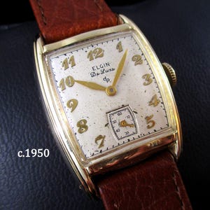 c.1950 Elgin &#39;Deluxe&#39; - A Great Golden Original!