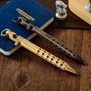 Personalized Gifts for Him Engraved Pen, Bolt Action Pen Graduation Gifts, Custom Pens Anniversary Gift for Men Gift for Dad, Teacher