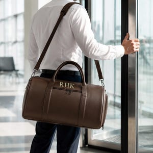 Water-Resistant PU Leather Suit Bag – Ideal for Business Trips