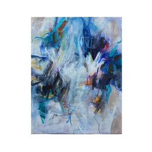 Abstract Landscape; Mixed Media Vertical Abstract