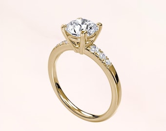 The gold diamond ring symbolizes love that remains as radiant as the first time