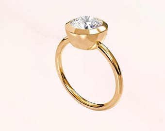 A golden diamond ring symbolizes a vow that shines through the years; love remains