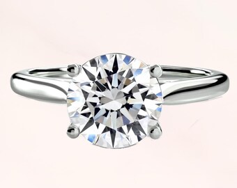 The beauty of simplicity: diamond ring  witness the eternity of love, and minimalist