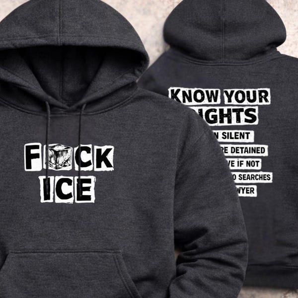 Fck ICE 抗議パーカー | 社会正義活動家スウェットシャツ
