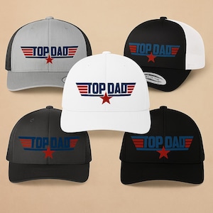 TOP DAD Trucker Hat: Retro Vatertagsmütze