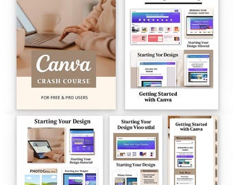 e-boek met de basishandleiding van Canva: master-wederverkooprechten, Canva-tips en -sjablonen