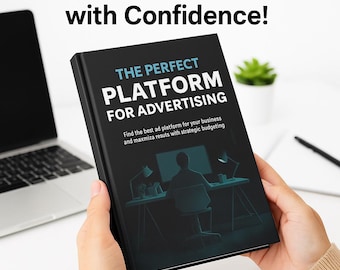 E-book met gids over betaalde advertenties: Meta, Google, TikTok, LinkedIn Ads for Small Business (digitale download)