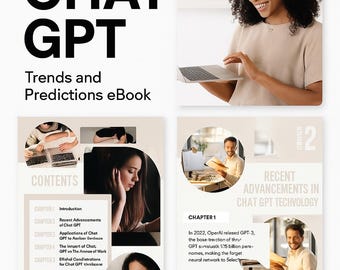 eBook Future of AI: ChatGPT-trends, voorspellingen en ethisch gebruik (canva bewerkbaar, MRR)