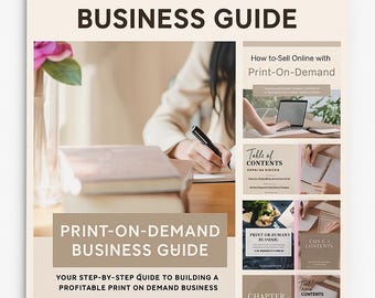 Business Guide Print on Demand: e-boek MRR-wederverkooprechten (canva bewerkbaar)