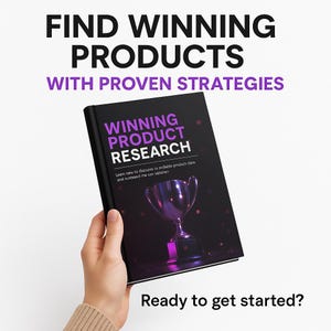 Vinnande e-bok om produktforskning | Hitta vinnande produkter med beprövade strategier | Guide till dropshipping och e-handel
