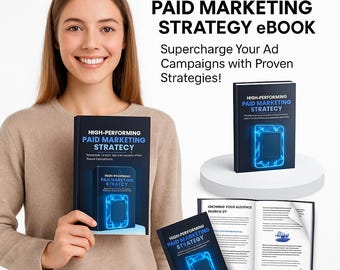 Betaald e-boek marketingstrategie: Facebook, TikTok, Google, LinkedIn Ads (digitale download)