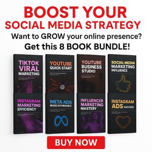 Social Media Marketing eBook Bundle: TikTok, YouTube, Instagram Growth (Digital Guides