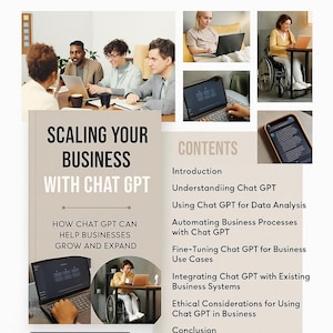 Scaling Your Business with Chat GPT eBook MRR | AI Automation & Data Analysis Guide | Grow and Automate Your Business