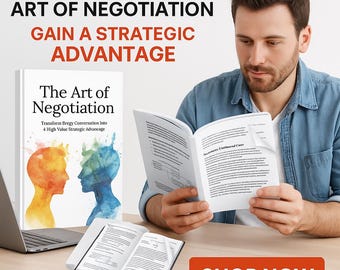 e-boek De kunst van het onderhandelen | Meesterlijke overtuigingskracht, invloed en conflictoplossing | Gids voor zakelijke en communicatieve vaardigheden