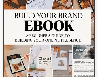 eBook 'Bouw aan je merk': online aanwezigheidsgids met MRR- en canva-sjabloon