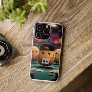 Niedliche Umweltfreundliche Potato Handyhülle für Pokerspieler - Biologisch abbaubares Design, perfektes Geschenk