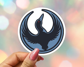 Minnesota Rebel Alliance Political Sticker: MN State Bird Loon Protest & Resistance Sticker, Laptop Decal