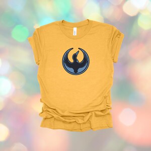 Minnesota Rebel Alliance Political Tee: MN State Bird Loon Protest + Resistance Unisex Shirt Mustard