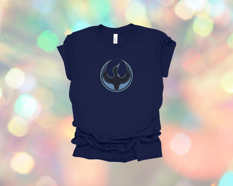 Minnesota Rebel Alliance Political Tee: MN State Bird Loon Protest + Resistance Unisex Shirt Navy