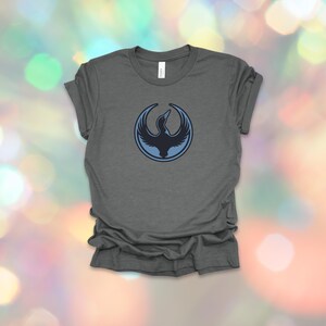 Minnesota Rebel Alliance Political Tee: MN State Bird Loon Protest + Resistance Unisex Shirt Deep Heather Gray