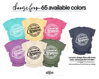 Camiseta Mamá Chingona Colores Confortables: Regalo para Mamá Latina