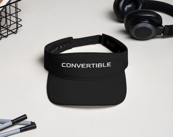 Convertible Embroidered Visor: Funny Dad Joke Golf Hat