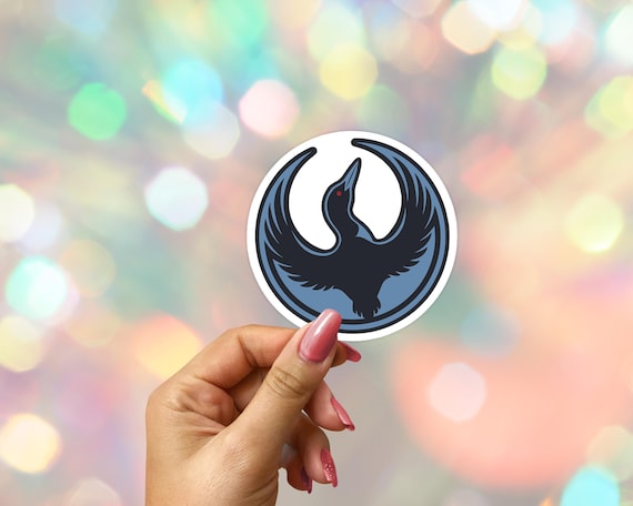 Minnesota Rebel Alliance Political Sticker: MN State Bird Loon Protest & Resistance Sticker, Laptop Decal
