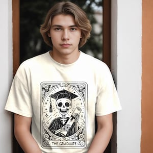 Camiseta de Tarot para Graduados, Regalo Espiritual de Graduación, Camiseta de Graduado de Preparatoria, Camiseta de la Clase de 2025, Camiseta de Graduado Imparable, Camiseta de Fiesta de Graduación