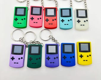 Game Boy Color Keychain and Fridge Magnet