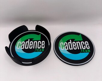 Custom Coaster Sets (Holder + 4 Coasters)