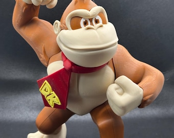 Estátua do Donkey Kong impressa em 3D | Decoração de mesa para gamers retrô