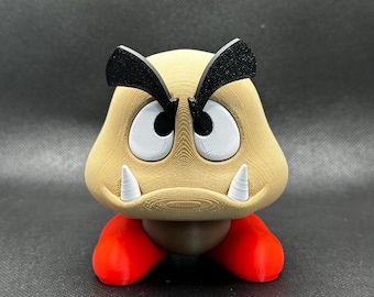 Figura do Goomba impressa em 3D – Colecionável em PLA inspirado no Mario