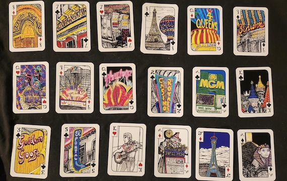 Las Vegas Playing Cards - Etsy