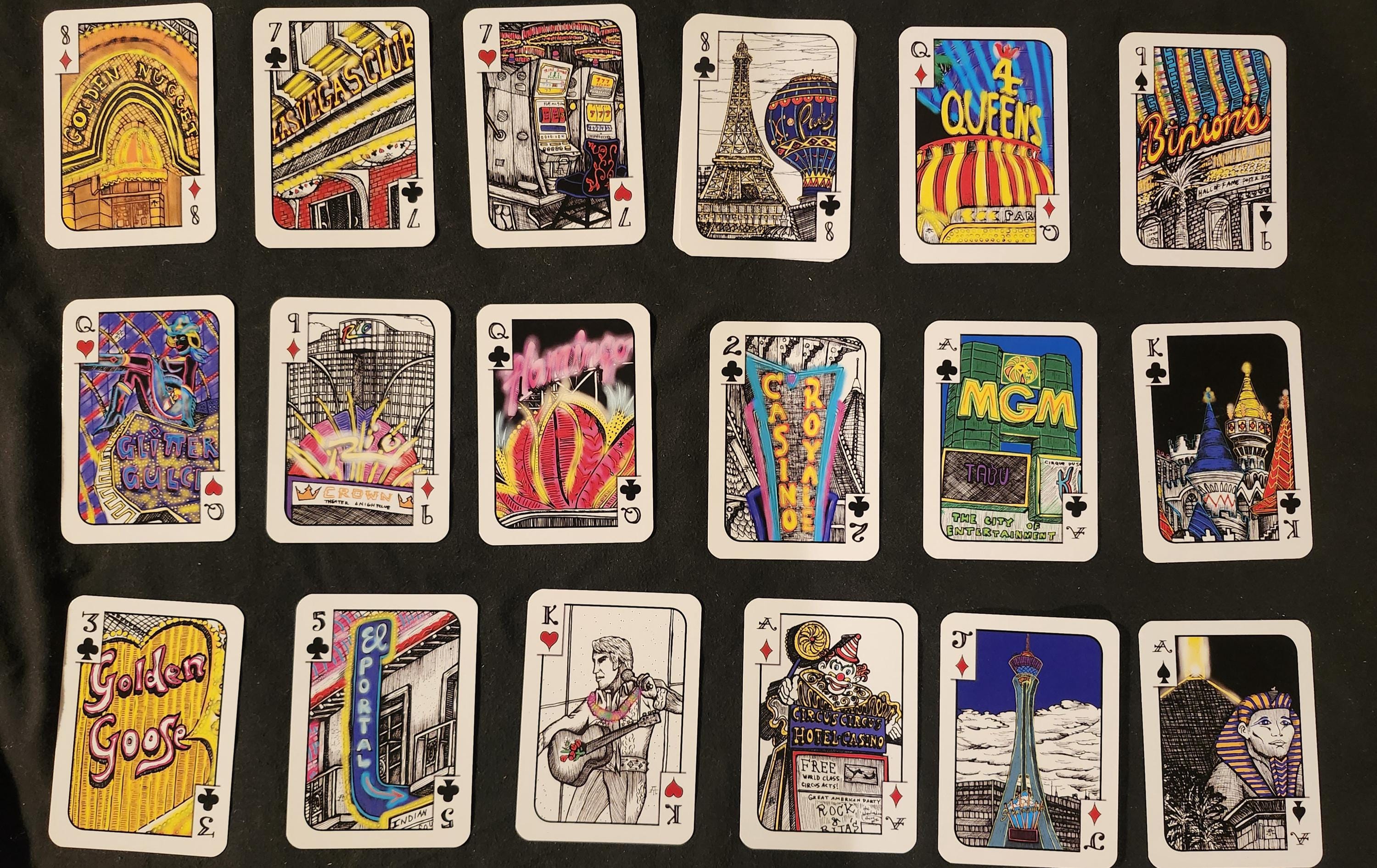 Las Vegas Playing Cards - Etsy
