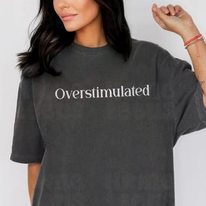 Comfort Colors® Overstimulated Shirt for Mom, Cowboy Frog Shirt, Unhinged Tshirt, Weirdcore Clothing, Gen Z Shirt, Weird Stuff Funny Tshirt