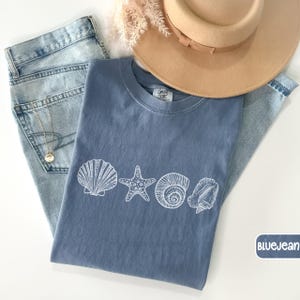 Comfort Colors Sea Shell Shirt: Geschenk für Strandliebhaber