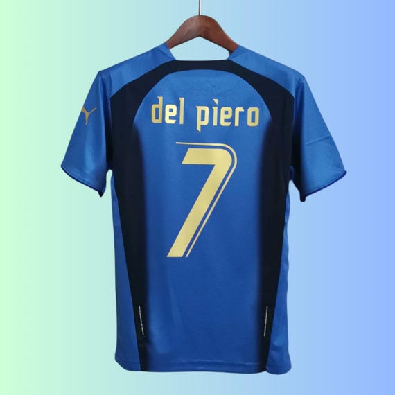 Italy 2006 Jersey Del Piero Retro Home Vintage Jersey - Main Image
