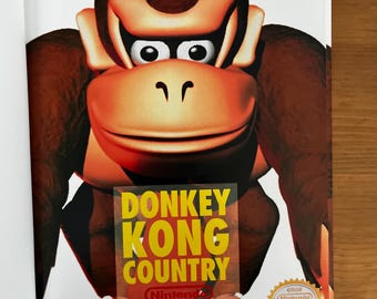 Donkey Kong Country | Nintendo Player’s Guide | Premium Hardcover Collector’s Reprint