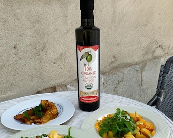 Organic European Blend EVOO: Cold Pressed Extra Virgin Olive Oil
