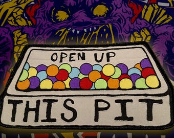 PATCH-iron on- BRUTAL ball pit