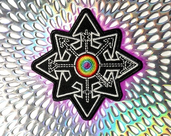 PATCH- GENDER CHAOS embroidered, iron on patch