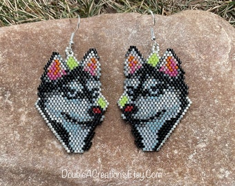 Husky Beaded Earrings