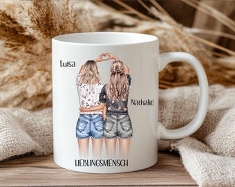 Regalo personalizado para tu mejor amiga | Taza con tu nombre, Mejores Amigas | Regalo único de amistad