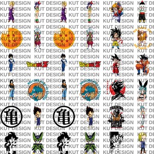 Anime Bundle Svg, Japanese svg, Growforge, Anime png bundle, Anime Vector bundle, Digital Files