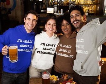 Funny Programming Hooded Sweatshirt, Coder Gift