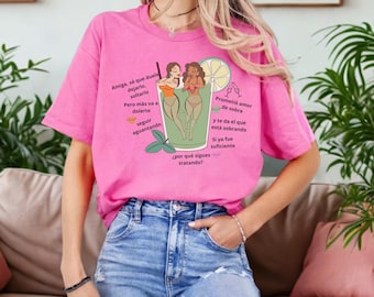 Karol G Tropicoqueta Album Art Shirt, Amiga Mia Lyric Tee