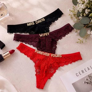 Custom Name Thong, Personalised Name Thong, Name Thong image 5